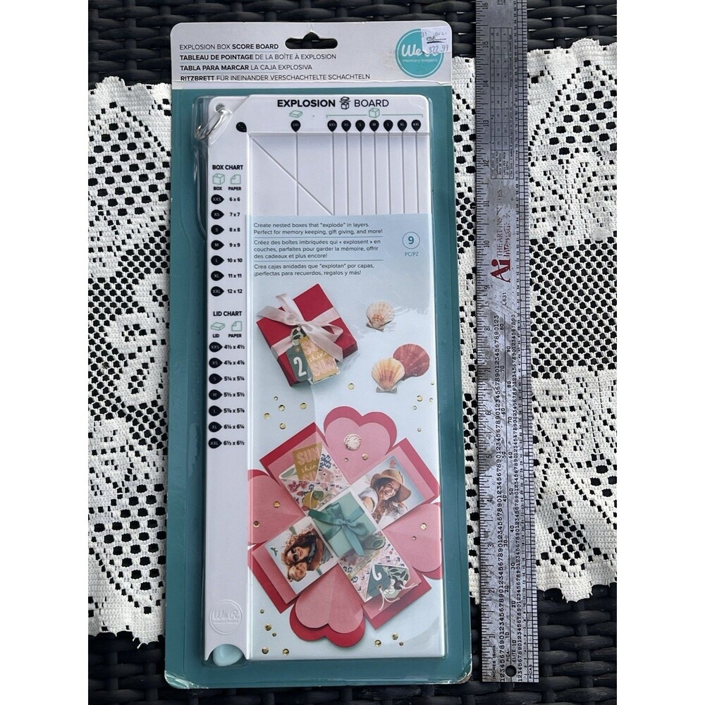 We R Memory Keepers Explosion Box Score Board Scrapbook Gift Box Mak